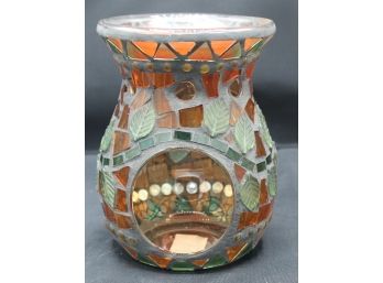 Yankee Candle Stained Glass Wax Tart Burner (R132)