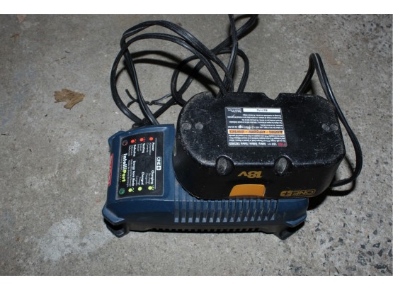 Ryobi Battery Charger And One  18v Battery (O109)