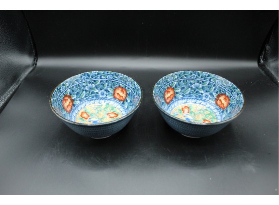 Two Japanese Themed Bowls (O185)