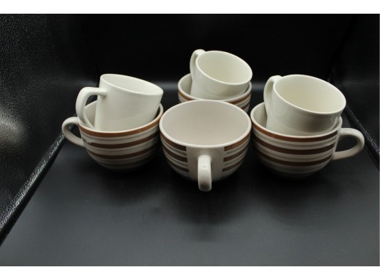 Four Soup Bowls & Three Mugs MCIC (O015)
