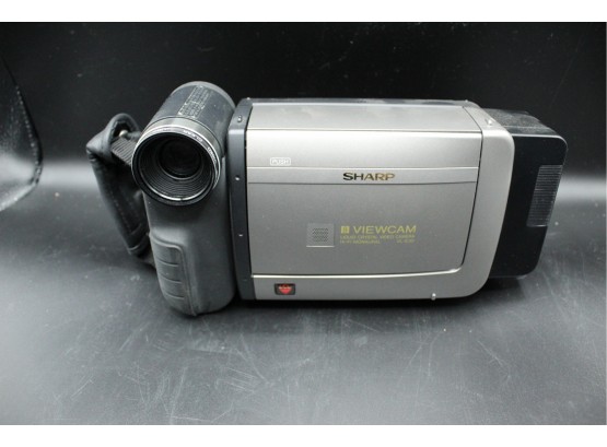 Sharp Viewcam Video Camera With Case & Wires VL-E30 (O065)