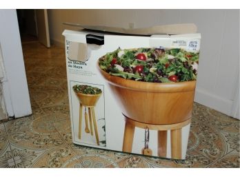 Lipper Beechwood Standing Jumbo Party Salad Set (O163)
