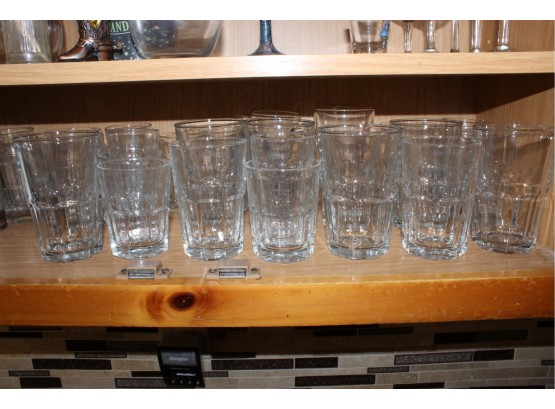 Assorted Sized Water Glasses (119)