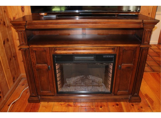 Fireplace Entertainment Center With Storage 59' X 42' X 18' (079)