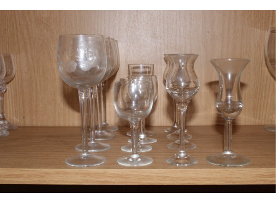 Lot Of Assorted Cordial Glasses (118)