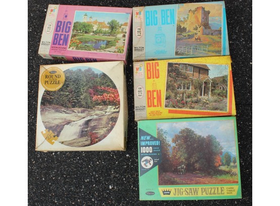 Assorted Puzzles, Sold As Is, 5 (R184)