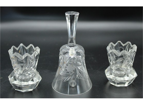 Crystal Bell & Candle Stick Holders (90)
