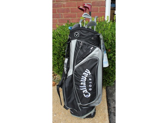 Callaway Golf Bag With Assorted Golf Clubs (R194)