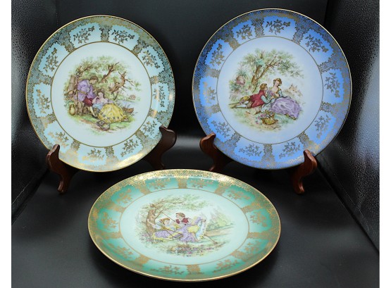 Genuine Bavarian China Painted Plates, 6 (73&74)