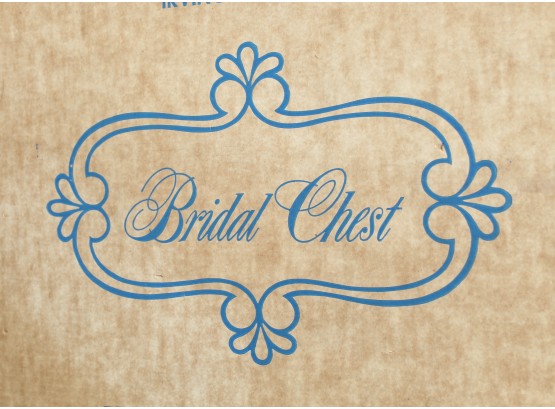 Never Used Wooden Bridal Chest (R198)