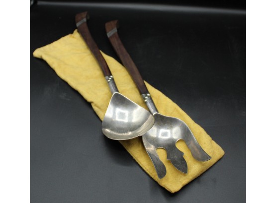 ACV Sterling Silver Plate Serving Fork & Spoon (000)