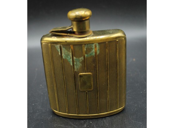 Vintage Brass  Flask Made In Germany (153)