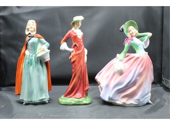 Three Royal Doulton Porcelain Figurines (203)