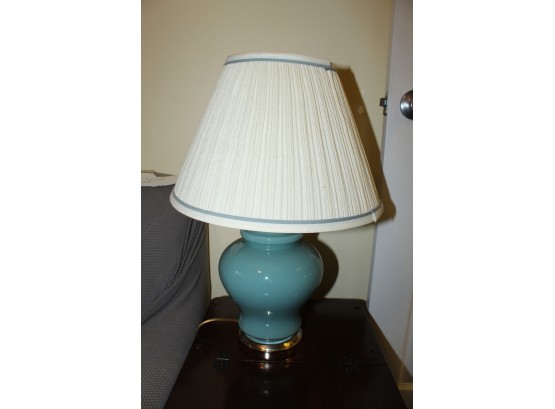 Blue Ceramic Lamp 21' (065)