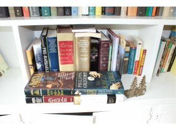 Lot Of Assorted Books With Two Book Ends (026)