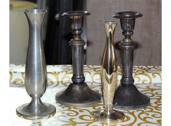 Four Candlestick Holders; One Daalderop (R098)