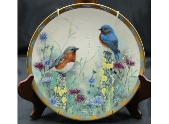 Lenox 'Summer Interlude' By Catharine Mc Clung From The Natures Collage Plate Collection (R202)