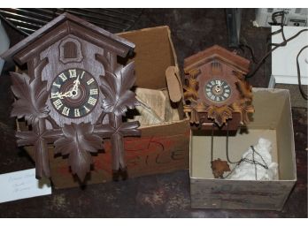 Two German Cuckoo Clocks (O202)
