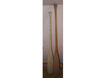 Two Old Town Canoe Wooden Paddles (R106)