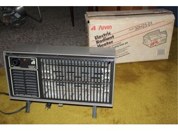 Arvin Electric Radiant Heater Model #30H25-01 (R167)