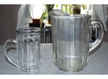 Water Pitcher And Glass Mug (R148)