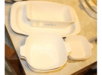 Six Corningware Dishes (O157)