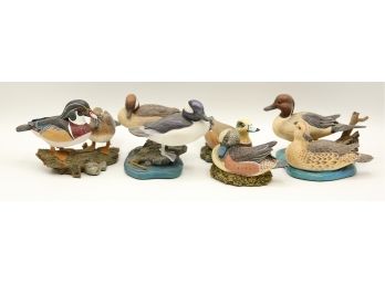 Collectible George Kruth Danbury Mint Duck Figurine Lot Of 4 (038)