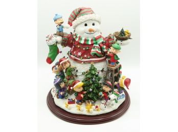 RARE Danbury Mint Peanuts Christmas Snowman (022)