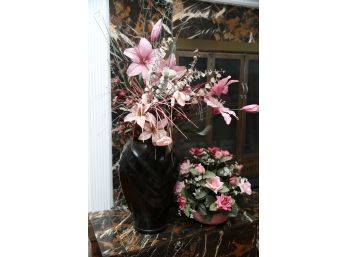 Floral Arrangements  With Vases (2) (0105)
