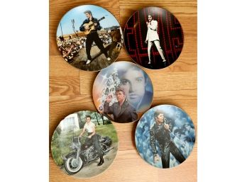 5 Limited Edition Elvis Collectors Series Plates 8' (029)
