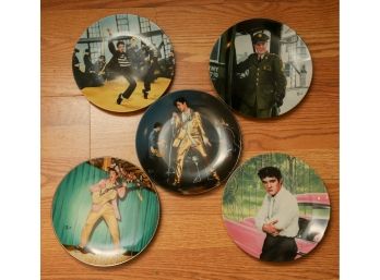 5 Limited Edition Elvis Collectors Series Plates 8' (024)