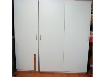 White Storage Cabinets (0132)