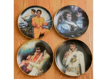 10' Elvis Plates Lot Of 4 (032)