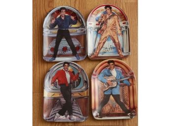 4 Elvis Plates Juke Box Collection (030)
