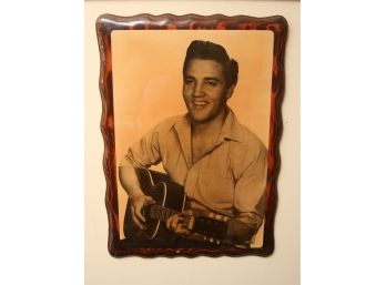 Elvis Presley Portrait Mounted On Wood (061)