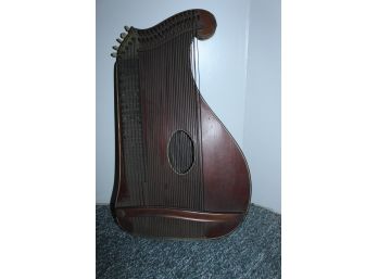 Antique Guitar Zither Without A Case (081)