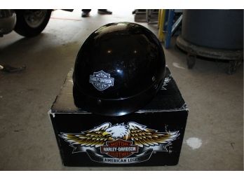 Black Harley Davidson DOT Certified Medium Helmet (041)