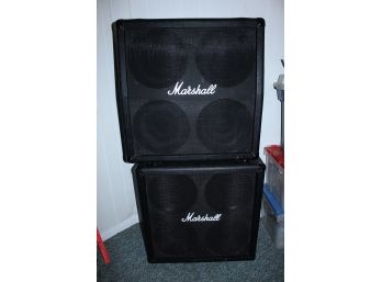Two Marshall Amps Model #MG412A 26.5' X 26' X 14' (068)