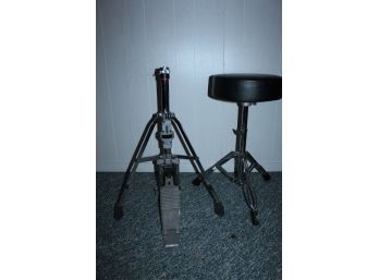 Yamaha Drum Stool And High Hat Pedal (070)