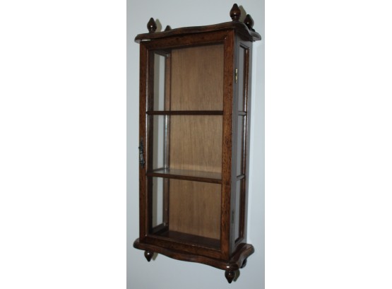 Hanging Wall Display Case. 10'W X 4.5'D X 20'H (085)