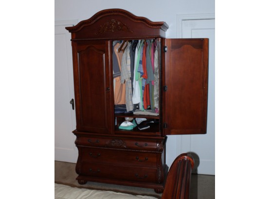 Beautiful Glenwood Collection Armoire Bedroom Dresser, . 44'w 22'D 83'H (126)