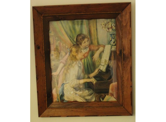 Pierre-Auguste Renoir Reproduction 'Young Girls At The Piano'  26'x22' (076)