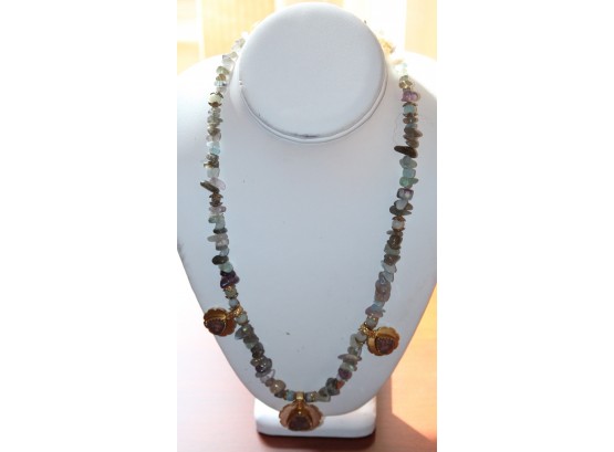 Stylish Beautiful Necklace - Multicolor Stones  (164)