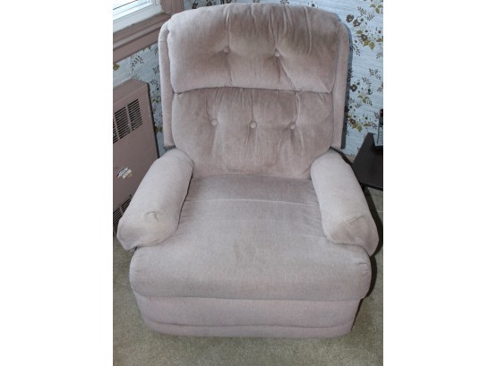 Comfortable Fabric Reclining Chair. 32'W 33'D 36'H.  (156)