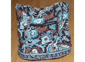 Vera Bradley Purse, Brown/blue - W185