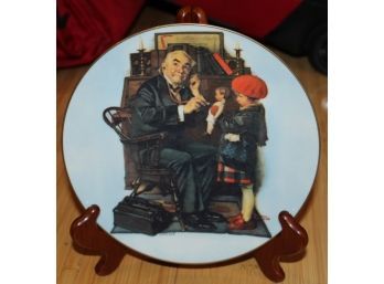 Norman Rockwell The Doctor And Doll Plate - W198