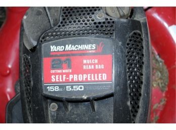 Yard Machine Self Propelled Lawn Mower - G199