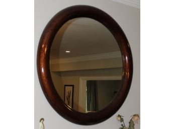 Beautiful Oval Art Deco Mirror - Multi-colored Colored G163