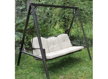 Outdoor/Porch Swing With Canopy And Cushion  - G178