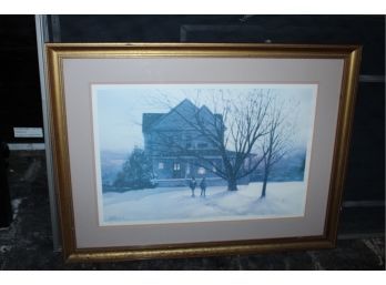 JOSEPH OCCHIPINTI SIGNED 'GRANDMAS HOME' Print   - G173U